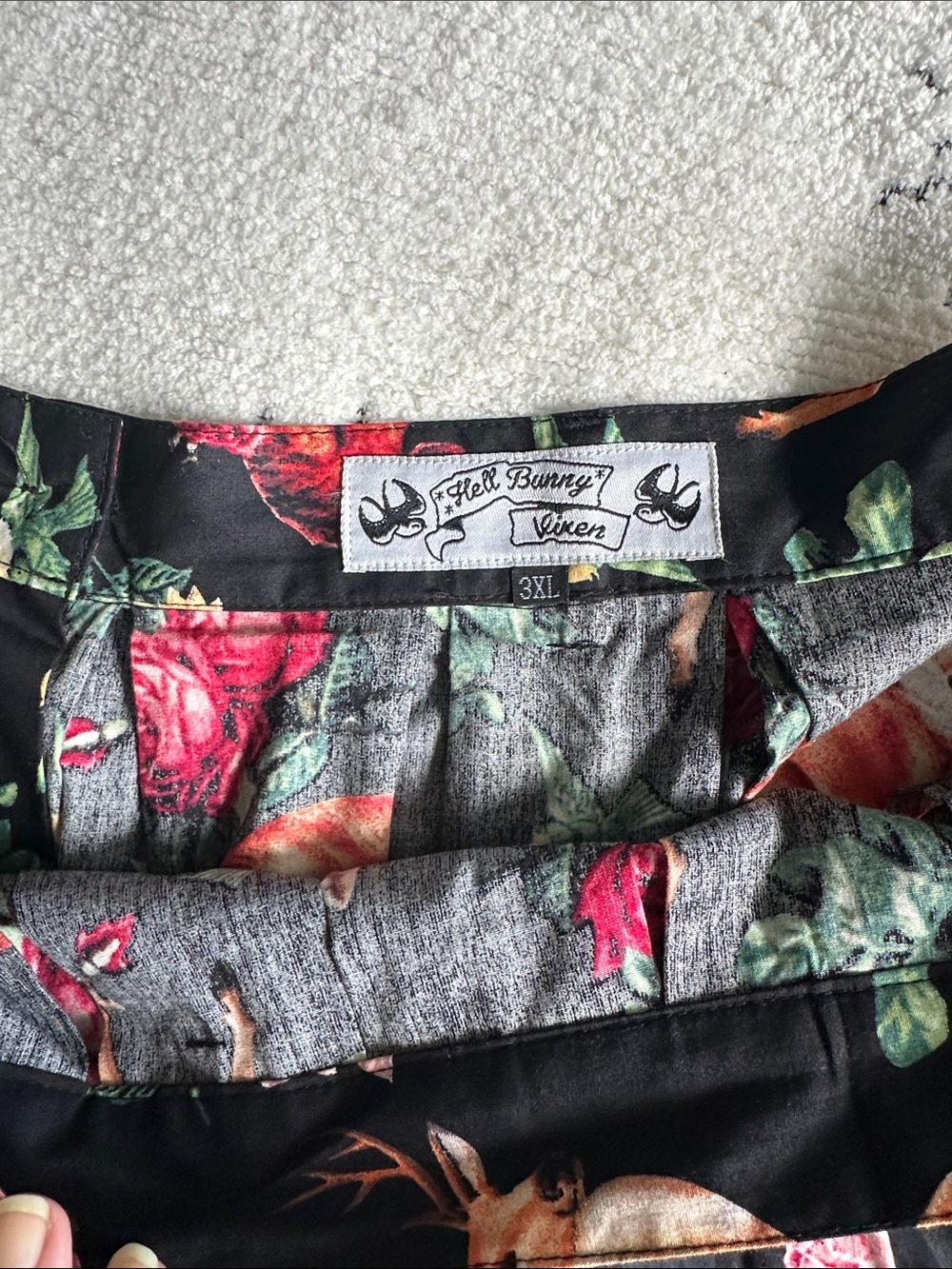 Hell Bunny Hermeline Skirt 3x - Picture 7 of 8